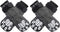 PUPTECK Anti-Slip Dog Socks with Double Sides Grips for Small Medium Large Dogs, Paw Protector for Senior Dogs (Grey S)