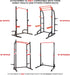Sunny Health & Fitness Power Rack & Cage Add-On Accessories for Home Gym: Bar Holder, J-Hook, LAT Pull Down, Pull Up