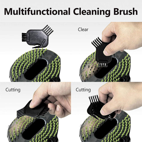 Black Pet Grooming Comb Brush - Shedding Tool Kit