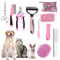 Dog Brush for Shedding,9 PCS in One Pet Slicker Hair Brush Kit