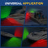 IP67, Boat Navigation Lights Side Mount, Red and Green Bow Lights for Boats LED Waterproof Marine Navigation Boat Light