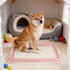 Dmnnlp 19.7"x14.5" Dog Potty Tray for Small Dogs, Puppy Potty Training Tray Indoor Dog Toilet, Leak-Proof Pet Pads