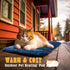Kiroto Outdoor Heating Pad for Cats, Waterproof Electric Cat Warming Pad, Heated Cat Bed for Feral Cats, 20"x16"