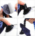 GLEAVI Helmet Pigtails with Bow Knot, Ponytail Bicycle Helmet Gradient Ramp Braids with Suction Cup