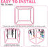 Sibosen 10 Puppy Play Gym with Hanging Toys for Small Dogs Indoor Jungle Playground PVC Frame with Interactive Funny