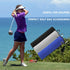 VIVIDLY 3 Pack Microfiber Golf Towels, Waffle Pattern in Black, Blue, Gray - Ideal Men's Golf Gifts