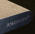 AMZNOVA Cat Scratcher - Durable Cardboard Cat Scratching Pad with Catnip, Narrow, Textured Black (Upgraded)