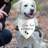 I Loved Her First Wedding Engagement Valentine's Dog Bandana Pet Scarf Bibs Accessories for Dog Wedding Bandana Gift for Dog Lover Wedding Photo Props Accessories