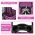 3Wheels BestPet Pet Dog Stroller for Folding Lightweight Cat Travel Stroller with Cup Holder,Purple
