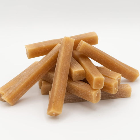 EcoKind Pet Treats Premium Gold Peanut Butter Flavored Churro Chews | All Natural Himalayan Yak Cheese Chew for Small