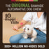 40 Count Pack Earth Animal No Hide Stix - Long Lasting Rawhide Free Small Dog Chews Sticks, Pork - Extra Value