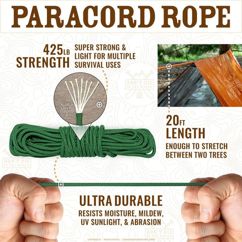 World's Toughest Ultralight Survival Tent, 2 Person Mylar Emergency Shelter for Hiking & Camping