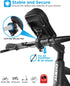 Whale Fall 360° Rotatable Bike Phone Holder, Waterproof Bike Phone Mount for Handlebar Bag, Accessories for Phones