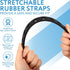 Impresa 4 Pack Replacement Rubber Strap for Bike Rack Cradle, Compatible with Thule 534