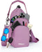 Water Bottle Holder with Strap, 4 Big Pockets with Compartment, 24oz/32oz/40oz Crossbody