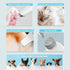 Aenncci 4 1 Trimmer 2-Speed Trimmer Dog Clippers for Grooming, in Dogs Paw Pet Grooming Kit, Low Noise Dog Shavers
