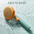 Dog & Cat Brush, Cute Pumpkin Self Cleaning Brush for Shedding and Deshedding, Deep Cleaning Pet Brushes