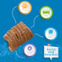 Jack&Pup Trachea Dog Chew, 3-inch Beef Trachea Bites for Dogs (16 oz), Natural Dog Treat Rich in Glucosamine