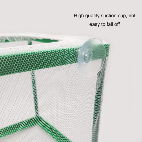 Aquarium Fish Breeder Box, Hatching & Spawning Incubator with Water Isolation Net Hatchery