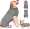 SlowTon Dog Recovery Suit, Surgery Recovery Onesie for Female Male Dogs, E-Collar Alternative for Spay Abdominal Wounds