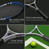 Pre-Strung Lightweight 27 Inch Tennis Racket Set for Adults, Men, Women, Students with Balls, Carry Bag, Overgrips