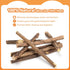 5 Pack Silvervine Sticks for Cats, Natural Cat Chew Toys for Teeth Cleaning, Kitten Teething Toys for Indoor Cats