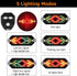 Rechargeable Bike Tail Light with Turn Signals, Bright LED Safety Warning Taillight for Road Mountain Bicycle