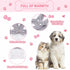 Fashion Pet Dog Dresses, Striped Mesh Puppy Clothes (Blue, X-Small)
