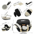 8Pcs Set Set Horse Grooming Kit,Horse Brush Equine Care Cleaning Kit with Organizer Tote Bag, Tack Room Supplies