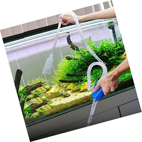 DINY Home & Style Aquarium Cleaner Siphon Pump, Fish Tank Gravel Sand Cleaner