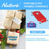 Set 2 8 (3 2-feet) Portable Cornhole with Collapsible Cornhole Boards, Cornhole Bean Bags and Carrying Case for Yard