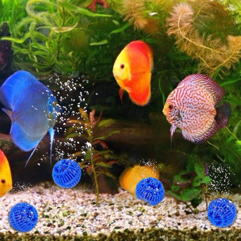 Balls Filter Media - 500ml Aquarium Filter Ball for Freshwater and Seawater (Diameter 22mm/0.87inch)
