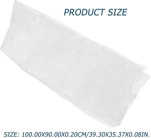 Fish Jumping Net, Clear Mesh Net for Fish Tank Screen Covering (White) Aquarium Mesh Netting