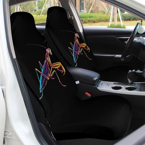 SONGTING 2PCS Praying Mantis Bug Car Seat Covers Universal Seat Protective Covers Car Interior Accessory