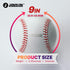 Standard Size Baseballs Leather Covered Unmarked for Training and Practice | Hard Sphere for Coaches, Parents, Players