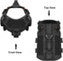 ICEFANG GN3 Tactical Dog Harness with 6X Buckle, Molle Vest with Handle, No Pulling Front Clip (XL, Black)