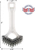 Mini-Rake V-Shape Double Row Rotating Teeth for Dematting Dogs and Cats