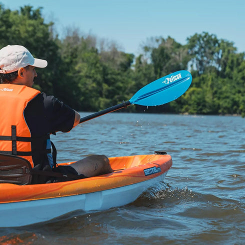 Pelican Standard Kayak Paddle with Aluminum Shaft and Durable Polypropylene Blade