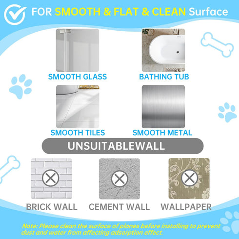 HLOGREE Heavy Duty Suction Cup Dog Bathing Holder for Large Dogs up to 110LBS, Grooming Restraint Anchor