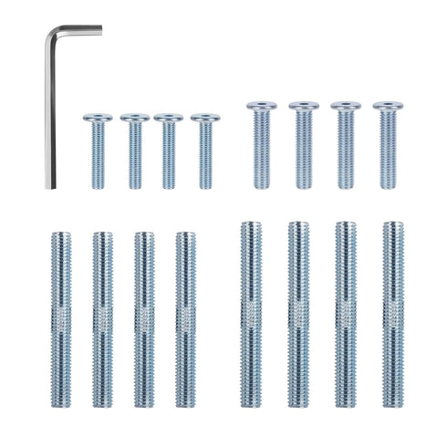 Cat Scratching Post Replacement Screws - M10 and M8 Screws with Allen Wrench, 4PCS Threaded Bolt and 4PCS Screw (17 pcs)