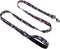 KISSBAK Dog Leash for Medium Dogs, Comfortable Padded Handles, Floral Sunflower Training Lead (3/4 Inch x 5 Feet)