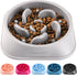 MateeyLife Anti-Choking Slow Feeder Dog Bowls, Non Slip Interactive Dog Feeding Bowls for Small Medium Large Breeds