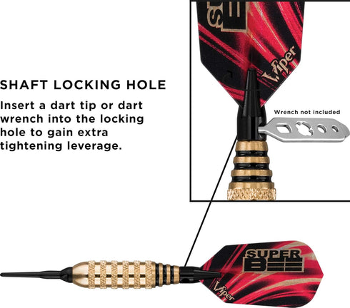 Viper Super Bee Soft Tip Darts, 16 Grams, Game Accessory