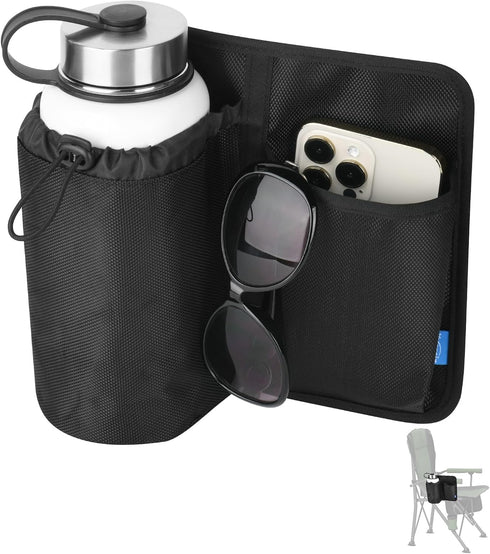 Xxerciz Chair Cup Holder with Phone Holder Adjustable Nylon Armrest Drink Holder Organizer