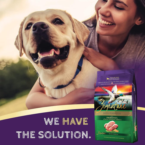 Zignature Duck Limited Ingredient Formula Dry Dog Food, 4lb