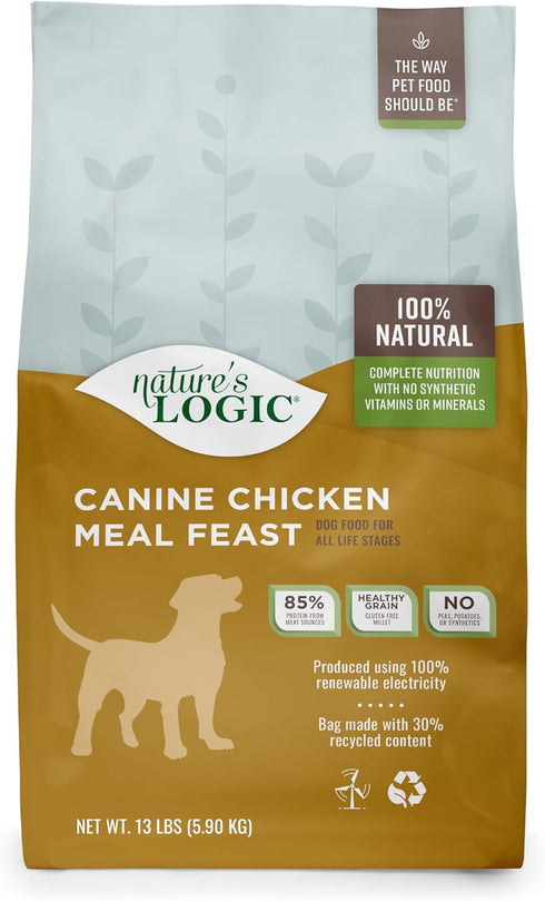 NATURE'S LOGIC Dog Food Canine Meal Feast, Chicken