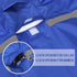 Dog Raincoat for Large Dogs, Adjustable Belly Strap Rain Jacket with Leash Hole - Waterproof Lightweight Breathable