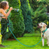 Dynmeow Reflective Dog Collar and Leash Set, Adjustable Pet Collar with Soft Neoprene Padding, 6FT Strong Climbing Rope