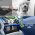 PetsHome Foldable Dog Car Seat with Removable Thick Mat, Waterproof Oxford Travel Bag for Small to Medium Dogs, Pattern