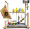 kathson Bird Playground,Parakeet Play Stand,Parrots Play Gym with Food Bowls,Cockatiel Playstand with
